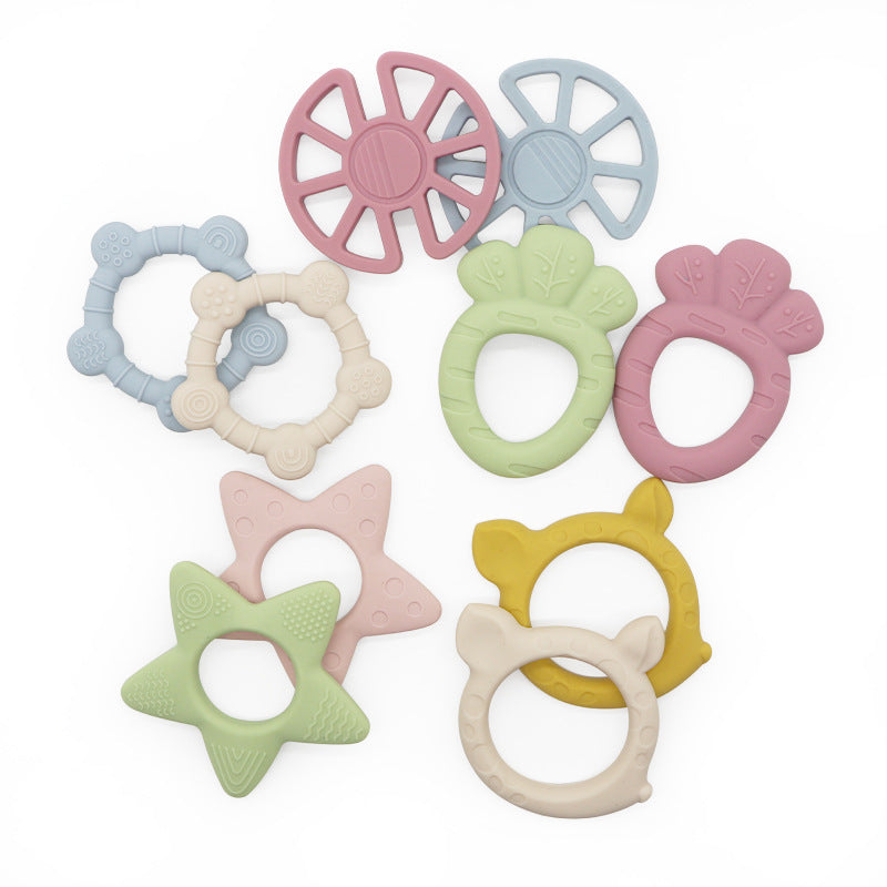 Wholesale 10PCS/PACK Silicone Baby Teething Stick